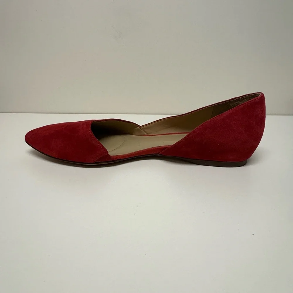 Naturalizer Red Suede Flats | size 9.5 - Picture 6 of 11